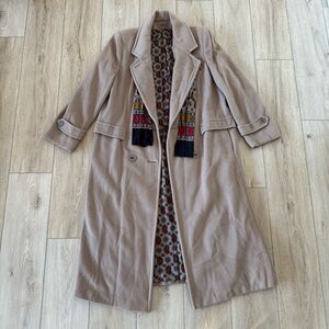 Women's Vintage Camel Central Park Overcoat